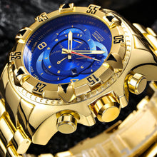 Load image into Gallery viewer, Dropshipping Temeite Men&#39;s watches Luxury Gold Watch Men Big Dial Quartz Watch Business Wristwatch Waterproof Relogio Masculino