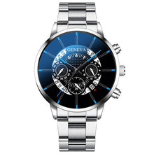 Load image into Gallery viewer, 2020 Fashion Mens Watch Quartz Classic Black Wristwatch Steel Belt Luxury Calendar Business Watch Herren Uhren Gifts for Men