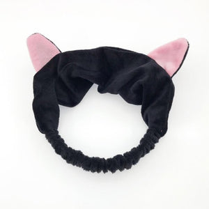 2019 New OMG Letter Coral Fleece Wash Face Bow Hairbands For Women Girls Headbands Headwear Hair Bands Turban Hair Accessories