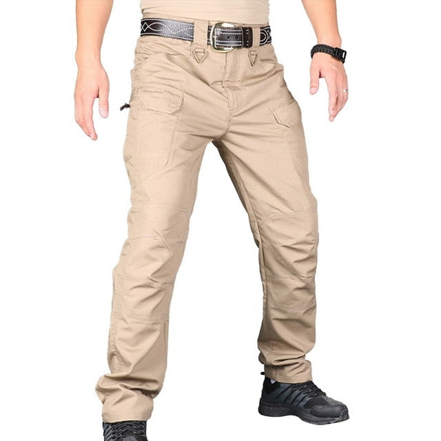 Men's Tactical Pants Casual Autumn Lightweight Water-Resistant Hiking Trousers Outdoor Ridge Cargo Sweatpants Long Homme Pants