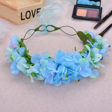 Load image into Gallery viewer, Flower Girl Crown Wedding Boho Headpiece Headband Hair Wreath