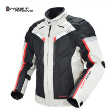 Load image into Gallery viewer, GHOST RACING Autumn Winter Motorcycle Jacket Men Waterproof Windproof Moto Jacket Riding Racing Motorbike Clothing Protective