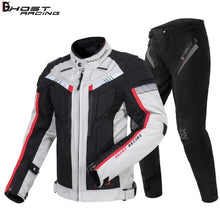 Load image into Gallery viewer, GHOST RACING Autumn Winter Motorcycle Jacket Men Waterproof Windproof Moto Jacket Riding Racing Motorbike Clothing Protective