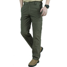 Load image into Gallery viewer, Men&#39;s Tactical Pants Casual Autumn Lightweight Water-Resistant Hiking Trousers Outdoor Ridge Cargo Sweatpants Long Homme Pants