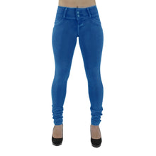 Load image into Gallery viewer, Women Solid Stretch Pencil Pants Ladies Casual Slim Low Waist Skinny Leggings Push Up Elastic Long Trousers