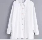 women solid color pearl buttons casual smock blouse shirts women long sleeve loose blusas elegant white femininas tops LS4232