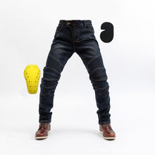 Load image into Gallery viewer, Winter new Kominie riding plus velvet thick motorcycle rider jeans anti-fall pants motorcycle racing with protective gear