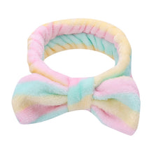 Load image into Gallery viewer, Women Elastic Hairband Band Bow-Knot Cute Head Lovely Hair Accessories Ladies Twisted Lady makeup headband Elastic Headwear 1.1