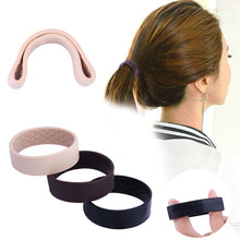 Load image into Gallery viewer, Silicone Foldable Hair Tie Fashionable Elastic Hair Tie Ponytail Holder Rope Tie headband For Women Hair Ornament головной убор