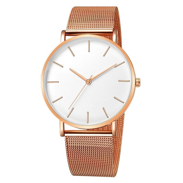 Montre de luxe hommes maille Ultra-mince acier inoxydable noir Bracelet montres homme montre horloge reloj hombre relogio masculino