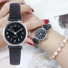 Load image into Gallery viewer, Classic Women&#39;s Watches Casual Quartz Leather Strap Band Watch Round Analog Clock Wrist Watches