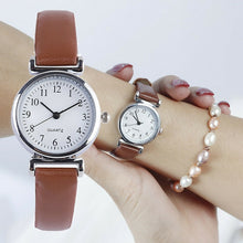 Load image into Gallery viewer, Classic Women&#39;s Watches Casual Quartz Leather Strap Band Watch Round Analog Clock Wrist Watches