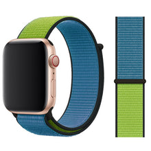 Load image into Gallery viewer, Pulseira para apple relógio de pulso banda 44mm/40mm esporte loop iwatch banda 5 42mm 38mm correa pulseira apple relógio de pulso 5 3 4 banda de pulseira de náilon