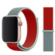 Load image into Gallery viewer, Pulseira para apple relógio de pulso banda 44mm/40mm esporte loop iwatch banda 5 42mm 38mm correa pulseira apple relógio de pulso 5 3 4 banda de pulseira de náilon