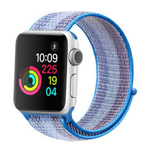 Load image into Gallery viewer, Pulseira para apple relógio de pulso banda 44mm/40mm esporte loop iwatch banda 5 42mm 38mm correa pulseira apple relógio de pulso 5 3 4 banda de pulseira de náilon
