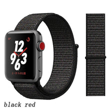 Load image into Gallery viewer, Pulseira para apple relógio de pulso banda 44mm/40mm esporte loop iwatch banda 5 42mm 38mm correa pulseira apple relógio de pulso 5 3 4 banda de pulseira de náilon