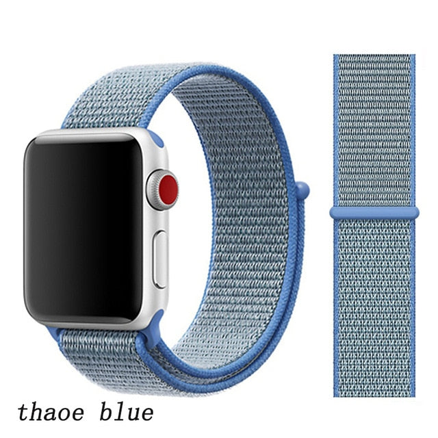 Pulseira para apple relógio de pulso banda 44mm/40mm esporte loop iwatch banda 5 42mm 38mm correa pulseira apple relógio de pulso 5 3 4 banda de pulseira de náilon