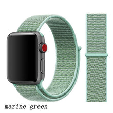 Load image into Gallery viewer, Pulseira para apple relógio de pulso banda 44mm/40mm esporte loop iwatch banda 5 42mm 38mm correa pulseira apple relógio de pulso 5 3 4 banda de pulseira de náilon