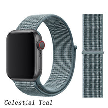Load image into Gallery viewer, Pulseira para apple relógio de pulso banda 44mm/40mm esporte loop iwatch banda 5 42mm 38mm correa pulseira apple relógio de pulso 5 3 4 banda de pulseira de náilon