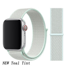 Load image into Gallery viewer, Pulseira para apple relógio de pulso banda 44mm/40mm esporte loop iwatch banda 5 42mm 38mm correa pulseira apple relógio de pulso 5 3 4 banda de pulseira de náilon