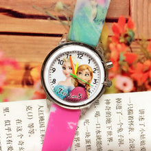 Load image into Gallery viewer, Princess Elsa Kids Watches Spiderman Colorful Light Source Boys Children Watch Girls Kids Party Gift Clock Relogio Feminino
