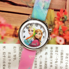 Load image into Gallery viewer, Princess Elsa Kids Watches Spiderman Colorful Light Source Boys Children Watch Girls Kids Party Gift Clock Relogio Feminino