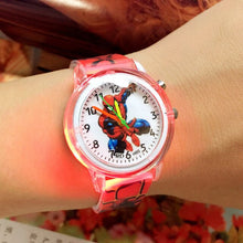 Load image into Gallery viewer, Princess Elsa Kids Watches Spiderman Colorful Light Source Boys Children Watch Girls Kids Party Gift Clock Relogio Feminino