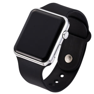2020 nova rosa casual relógios de pulso feminino relógio led digital esporte masculino relógio de pulso silicone feminino reloj mujer erkek kol saati