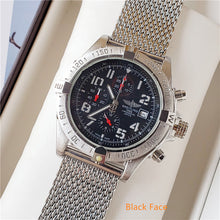 Load image into Gallery viewer, NEW Breitling Luxury Brand Mechanical Wristwatch Mens Watches Quartz Watch with Stainless Steel Strap relojes hombre automatic