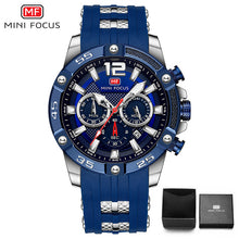 Load image into Gallery viewer, Mini foco moda esporte relógio masculino à prova dwaterproof água dos homens relógios marca superior de luxo quartzo relogio masculino hombre pulseira silicone