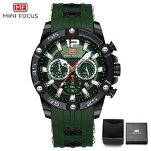 Load image into Gallery viewer, Mini foco moda esporte relógio masculino à prova dwaterproof água dos homens relógios marca superior de luxo quartzo relogio masculino hombre pulseira silicone