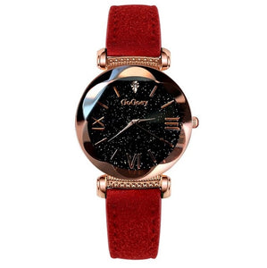 Gogoey relógios femininos 2019 senhoras de luxo relógio céu estrelado relógios para a moda feminina bayan kol saati diamante reloj mujer 2019