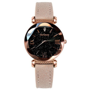 Gogoey relógios femininos 2019 senhoras de luxo relógio céu estrelado relógios para a moda feminina bayan kol saati diamante reloj mujer 2019