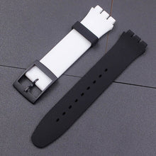 Load image into Gallery viewer, Watch Accessories Strap Bezel Clasp Free Combination 17-19mm Strap For Swatch GB274 SUOB702 GW164  Men Women Watch Strap