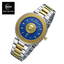 Load image into Gallery viewer, Lion head watch woman rose gold watch KEEP MOVING women top famous Brand Luxury Casual Quartz Watch relogio feminino