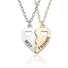 Load image into Gallery viewer, Best Friend Necklace Women Crystal Heart Tai Chi Crown Best Friends Forever Necklaces Pendants Friendship BFF Jewelry Collier