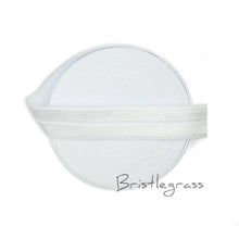 Load image into Gallery viewer, BRISTLEGRASS 5 Yard 5/8&quot; 1.5cm Solid Color FOE Fold Over Elastic Spandex Satin Band Kid Hair Headband Dress Lace Trim DIY Sewing