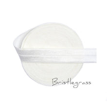 Load image into Gallery viewer, BRISTLEGRASS 5 Yard 5/8&quot; 1.5cm Solid Color FOE Fold Over Elastic Spandex Satin Band Kid Hair Headband Dress Lace Trim DIY Sewing
