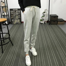 Load image into Gallery viewer, Women spring and Autumn New loose pants female feet trousers large size thin pants casual pants